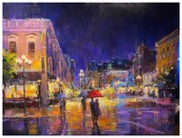 City Impressionism Originals and Prints City Impressionism Originals and Prints Historic Rain (SN)